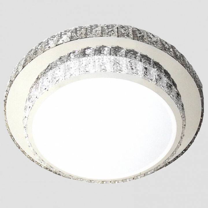 Накладной светильник Ambrella Orbital Crystal F95 CH/CL 72W D600