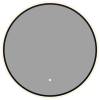 Зеркало Aquanet Контур 00367652 LED подсветка, черное, D60