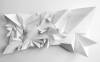 3D Фотообои Artegrafico «Острые полигоны» POL-013 песок