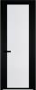 Межкомнатная дверь Profil Doors 2 AGP цвет профиля Черный, стекло безопасное 6 мм мору белый 600x2000
