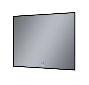 Зеркало Grossman Pragma-норма Black 1890802 900x800x45 мм, LED с сенсорным выключателем и подогревом