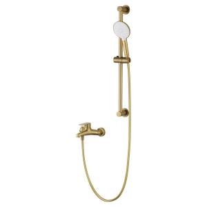 Смеситель для ванны Wonzon & Woghand WW-AE3205-BG с душевым гарнитуром, брашированное золото
