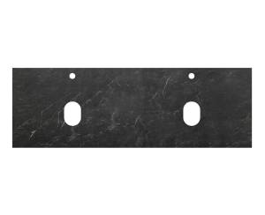 Столешница BelBagno KEP-140-2-MNO Marmo Nero Opaco, 140.4x46.2