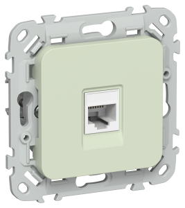 Розетка компьютерная RJ45 IEK Flite FI-K12-1-K92 панг