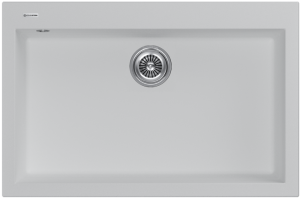 Мойка кухонная Kuchenstern Oben 80 205WH20 белый