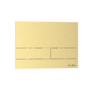 Кнопка смыва Iberica Blanca Inox-S IB.B016.03 золото матовое, 25x17