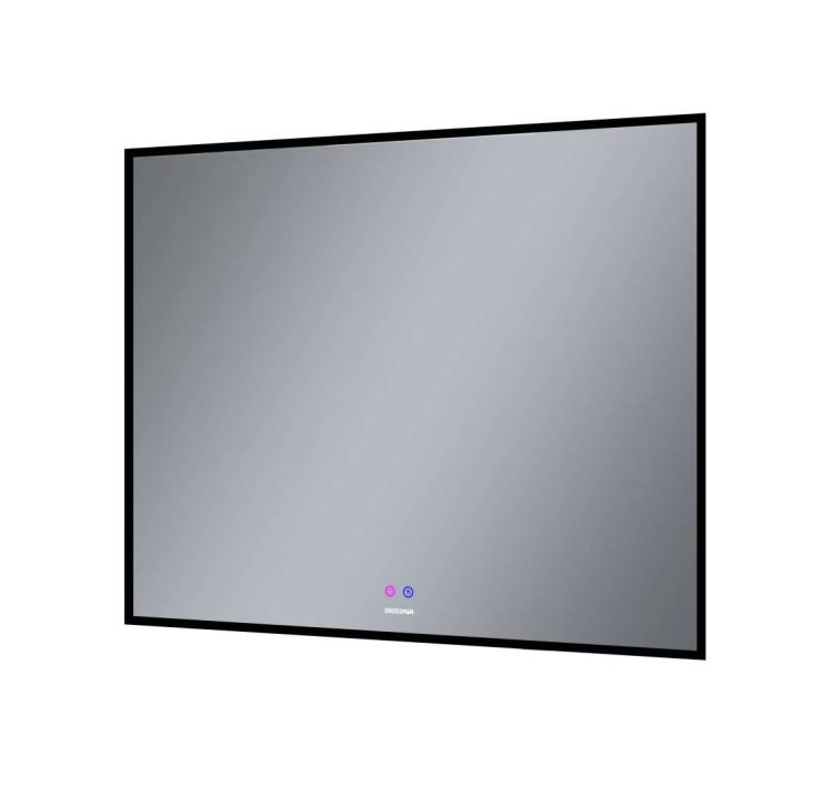 Зеркало Grossman Pragma-норма Black 1890802 900x800x45 мм, LED с сенсорным выключателем и подогревом