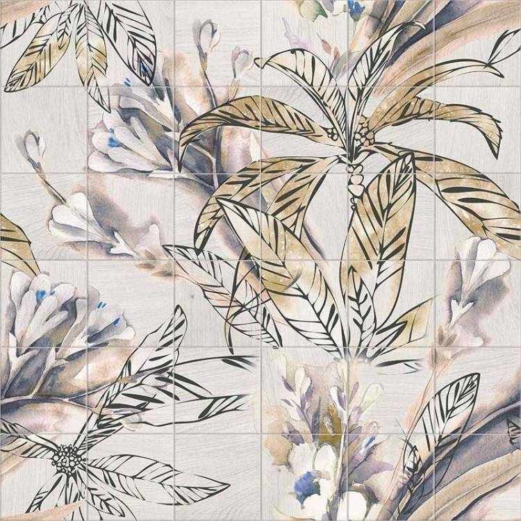 Панно Mainzu Murales Optym PT03225 Mural Autumn Leaves (комплект из 36 шт) 120x120