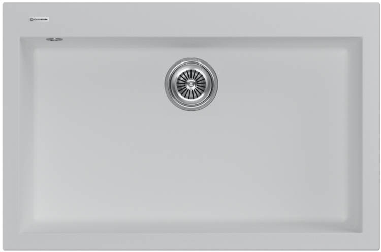Мойка кухонная Kuchenstern Oben 80 205WH20 белый
