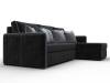 Диван угловой Лига Диванов Лига-078 130991 Черный фото 3
