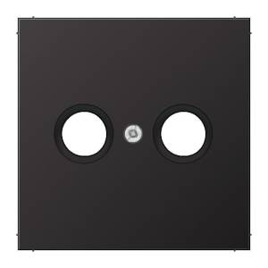 Накладка TV-FM розетки Jung LS 990 dark AL2990TVD