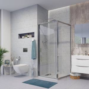 Душевой уголок Niagara Nova NG-62-8A-A90 80x90, прямоугольный, хром