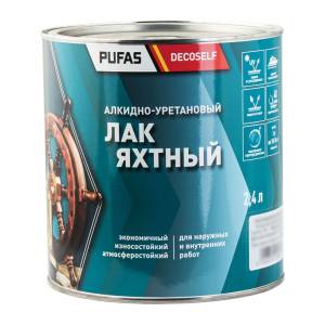 Лак яхтный Pufas Decoself глянцевый 2.4 л
