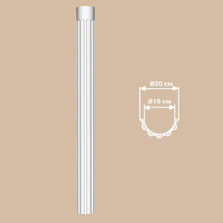 Полуколонна DECOMASTER DCK-01H 240x20x20