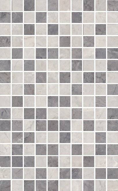 Декор Kerama Marazzi Мармион MM6268B серый мозаичный 25x40