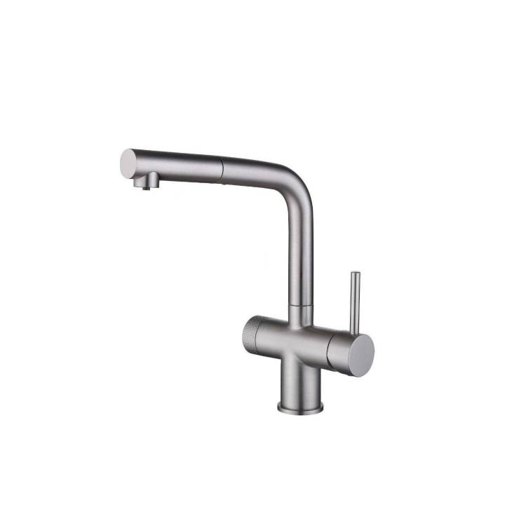 Смеситель для кухни EMAR Steel EC - 7026 Satin