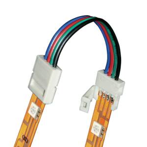 Коннектор для светодиодных лент Uniel UCX-SS4/B20-RGB White 020