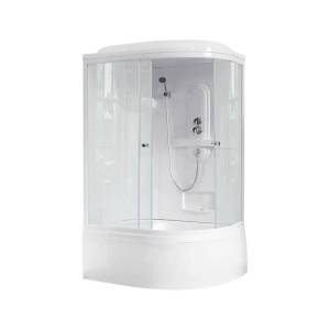 Душевая кабина Royal Bath RB 8120BK1-T L с высоким поддоном, с сиденьем