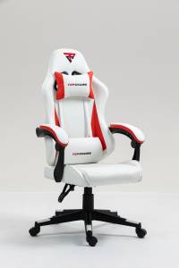 Кресло компьютерное Stool Group TopChairs Phantom GF-8080 white+red бело-красный