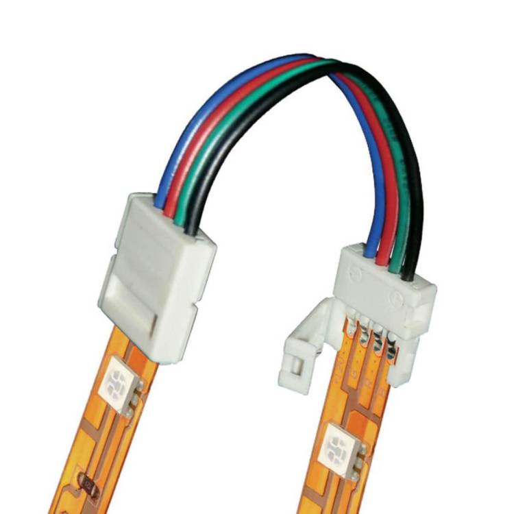 Коннектор для светодиодных лент Uniel UCX-SS4/B20-RGB White 020