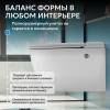 Унитаз подвесной Abber Bequem AC1108P сиденье микролифт, белый фото 7