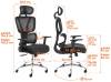 Кресло компьютерное Tetchair Mesh-12HR 24850 черный, ткань фото 20