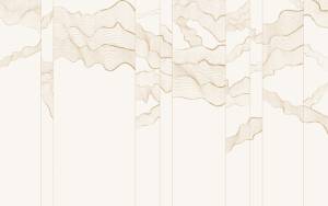 3D Фотообои Artegrafico «Золотая геометрия линий» LST-021 канвас