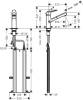 Смеситель для кухни Hansgrohe Focus M42 71829800 сталь фото 3