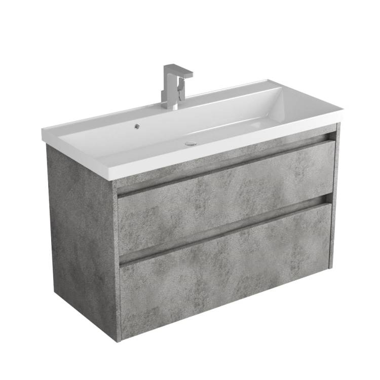 Тумба с раковиной Veneciana Muskat 100 510005 темный камень