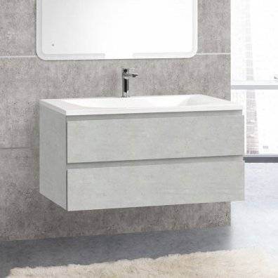 Тумба с раковиной Cezares Molveno 100 beton