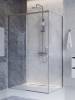 Душевой уголок Cezares PLANE-AH-1-120/80-C-IN профиль сатин, стекло прозрачное, 120x80x195 фото 4