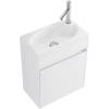 Тумба с раковиной BelBagno Pietra Mini 46 L bianco lucido фото 4
