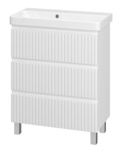 Тумба с раковиной Brevita Виктори УТ000024307 белая, 70 см