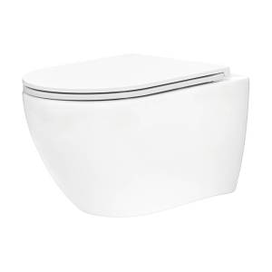 Унитаз подвесной Tece Tecespring R 2.0 S710002 безободковый, сиденье микролифт, белый глянец