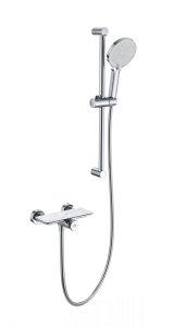 Смеситель для душа Wonzon & Woghand WW-B2052-A-CR с гарнитуром, хром