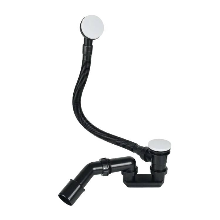 Слив-перелив Splendy Neoplex NE30915MW автоматический (Click-clack), с сифоном, белый глянцевый
