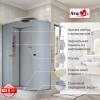 Душевая кабина AvaCan D2012L стандартная, 120x80x215 фото 2