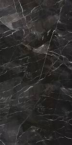 Керамогранит Kutahya Black Calacatta 30320524801101 Kristal Decor Rectified Parlak Nano 60x120