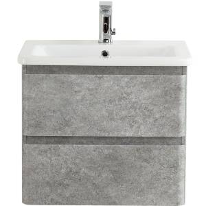 Тумба под раковину Belbagno Albano-Cer ALBANO-CER-600-2C-SO-CVG 57x44x50 Cemento Verona Grigio подвесная с двумя выкатными ящиками