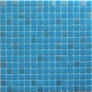 Мозаика NSmosaic Econom series MIX29 стекло синий (сетка) 23x23x4 327x327
