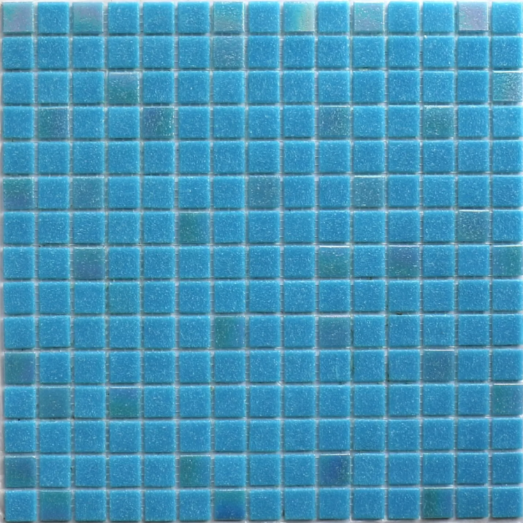 Мозаика NSmosaic Econom series MIX29 стекло синий (сетка) 23x23x4 327x327