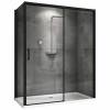 Душевой уголок Abber Komfort AG93150B-S92B 90x200x150, профиль Черный