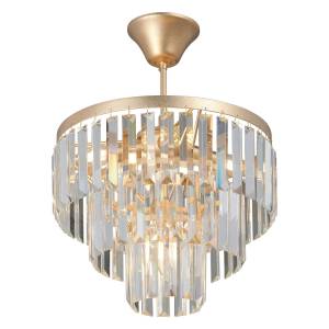 Люстра хрустальная на штанге каскадная  Vitaluce V5825-8/4PL