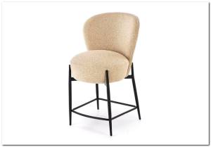 Барный стул Halmar H 126 V-CH-H/126-BEZOWY бежевый/черный
