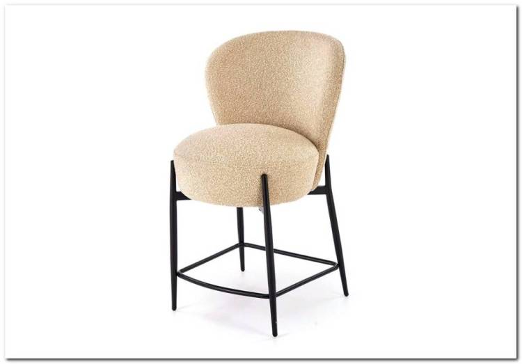 Барный стул Halmar H 126 V-CH-H/126-BEZOWY бежевый/черный