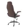 Кресло компьютерное Tetchair Bazuka metalBL 25044 коричневый, велюр фото 3
