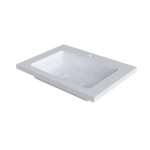 Раковина Uperwood Modul 2911020339 белая глянцевая, 65x45