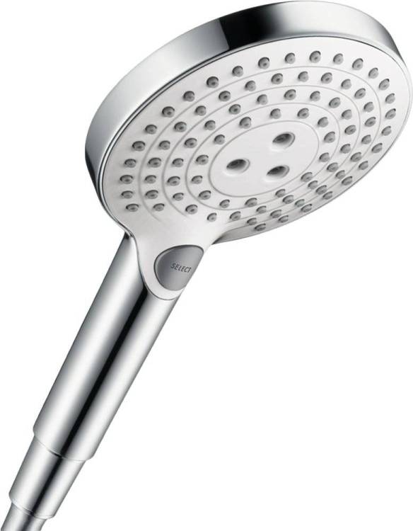 Душевая лейка Hansgrohe Raindance Select S 26531400 EcoSmart, белый - хром