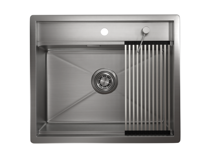 Мойка кухонная Granula Kitchen Space KS-6051 сталь сатин