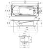Фронтальная панель для ванны Am.Pm Sense W76A-170-070W-P 170х70 см фото 2